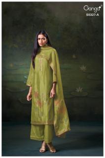 Ganga kyoko 5327 wholesale market in mumbai for dress materials